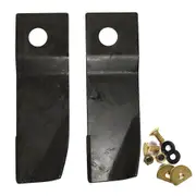 Replacement Blades & Bolt For Honda HRU195 HRU196 HRU216 Lawn Mower Lawn Mower Blade Outdoor Living Power Tools Accessories 19in