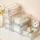 Stackable Desktop Drawer Storage Box Stationery Storage Rack Home Office