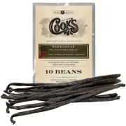 10 Organic Madagascar Whole Vanilla BeansGrade A Pods for Making Extract&Baking