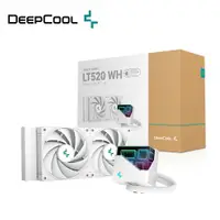 在飛比找PChome24h購物優惠-DEEPCOOL 九州風神 LT520 WH 240 水冷排