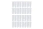 32pc Lemon & Lime Crystal Deco Plastic Reusable Durable Tall Tumbler 390ml
