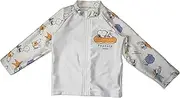 Takihyo(タキヒヨー) 221152215 Snoopy Rash Guard, Long Sleeve, Switching Sleeves, Open Front, Swimsuit for Boys and Kids