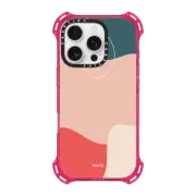 iPhone 16 Pro Bounce Case MagSafe Compatible CORAL REEF BY POKETO
