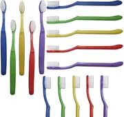20 Bright Kids Toothbrushes ~ Bulk Pack Toothbrushes for Kids Individually Wrapped