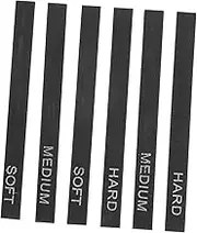 STOBOK 6 Pack Sketching Bars Carbon Sticks Set Soft Medium Hard Student Stationery Painting Tools Bars Art Supplies