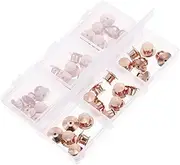 [SUPVOX] 40pcs Locking Pin Backs for Uniform Metal Pin Backs Multi-function Keeper Decorative and Practical Pin Badge Backs