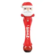 Santa Bubble Machine Bubble Maker Colorful Lighting Automatic Bubble Maker