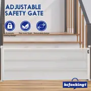 Retractable Baby Gate Safety Pet Dog Fence Safe Enclosure Guard Stair Barrier