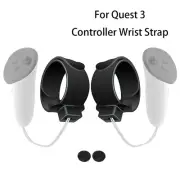 Anti-Lost Wristband Strap Lanyard Joystick Caps for Quest 3/Quest2 VR Controller
