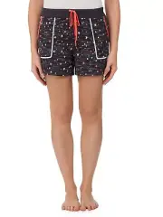 Secret Treasures Women's Sleep Shorty Shorts - L (12-14) Polyester Spandex