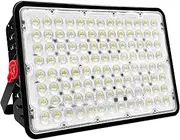 400W LED Flood Light Outdoor, Super Bright LED Floodlights 6500K Daylight White Security Lights IP66 Waterproof LED Work Light for Yard,Garage,Garden,Playground (Wiring Type, No Plug)