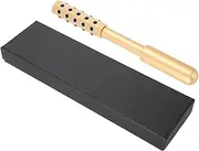 Massage Wand, Germanium Particle Facial Anti Wrinkle Energy Beauty Wand, Fatigue Relief Massager(Gold)