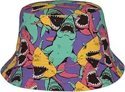 [JIEKENMO] Bucket Hats Fashion Sun Cap Packable Outdoor Fisherman Hat for Women and Men