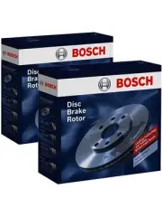 2 x Bosch Disc Brake Rotor 358mm BD1137 fits Porsche Cayenne 3.0 9PA TDI (for: Porsche)