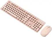 1Set Modern Wireless Keyboard Mouse Ergonomic Design Low Noise Range for Home Office Use Wireless Mechanical Feel