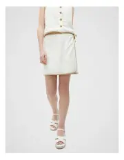 [Seed Heritage] Pipe Detail Skort in Marshmallow