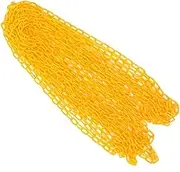 Chains Yellow 5m Plastic Safety Barrier Chain Caution Security Chain for Crowd Control Site
