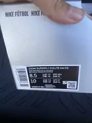 Size 8.5 Nike Zoom Mercurial Superfly 9 Elite FG x Kylian Mbappe Mid Dark Beetro