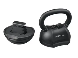 Byzoom Fitness 40磅 (18kg) 快速調整壺鈴 可調式壺鈴 黑化