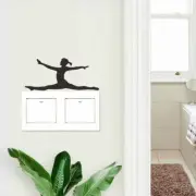 Wall Sticker Girl Ballet Dance Removable Background PVC Murals Art Decorations
