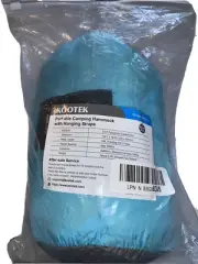 NEW Kootek Camping Hammock Double Portable w/ Straps 210T LARGE SP513 Blue/Grey