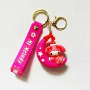 Sanrio MY MELODY Moon Key Chain Keyring Bag Charm Holder Backpack