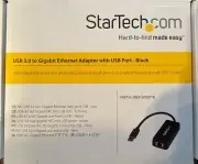 StarTech.com USB 3.0 Ethernet Adapter-USB 3.0 Network Adapter NIC with USB Port
