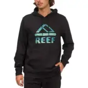 Reef Men's Pipeline Pullover Hoodie - Caviar sz XLarge