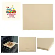 Old Kitchen Oven and Grill Pizza Stone, 14" x 16", natural clay