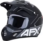 AFX FX-17 Aced MX Offroad Helmet Matte Black/White