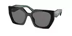 NEW Prada 15WS Sunglasses 1AB5Z1 Black 100% AUTHENTIC