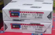 NCR Paper Brand 2-part (White and Yellow) Carbonless Paper - 1000 Sheets