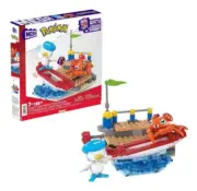 MEGA Pokemon Quaxly and Paras Building Toy Kit with 2 Action Figures - 188pcs