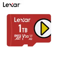 在飛比找PChome24h購物優惠-Lexar 雷克沙 PLAY microSDXC UHS-I