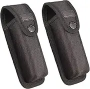 UltraFire Duty Belt Flashlight Holster, Nylon Flashlight Holder Pouch Holster for Duty Belt, 2 Pack
