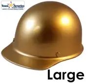 MSA Skullgard Large JUMBO Cap Style - Custom Painted Gold