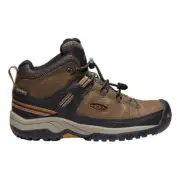 Keen Targhee Mid WP Kids Waterproof Hiking Boots Daerk Earth US 10 UK 9