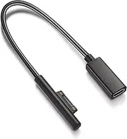 TOOGABBIE 20cm 45W Fast Charging Surface Connect to USB C Cable for Microsoft Surface Pro 7/Go2/Pro6/5/4/3/Book, Compatible With USB C Charger (TPE)
