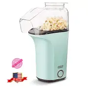 Hot Air Popcorn Popper Maker / Measuring Cup Popping Corn Kernels 16 Cups-Aqua