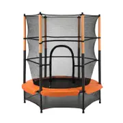 Mazam 55 Inch Trampoline Kids Trampolines Encosure Safety Net Round