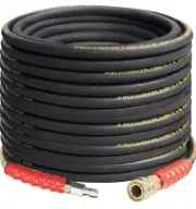 Hourleey 100FT Pressure Washer Hose with 3/8 Inch Quick Connect, Kink Resistant