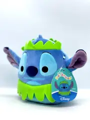 Squishmallows x Disney Kellytoy Lilo & Stitch Hula Stitch Plush 6.5in NWT