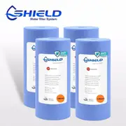 4 x Big Blue Sediment Water Filters 10" x 4.5" Whole House Cartridges 1 Micron