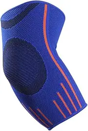 Blue Sports Arm Sleeve Protective Sleeve Long Elbow Protector Elbow Sleeve