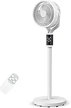Standing Fan, 2 In 1 Table Pedestal with Adjustable Height, Quiet Cooling with 90° Oscillation, Air Circulator with 6 Speeds Bedroom Office Home