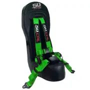 Polaris RZR Child Bump Seat Green Buckle Harness 570 800 900 [5048A8 CB 6037]