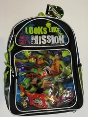 Teenage Mutant Ninja Turtles LOOK LIKE MISSION 16" inches Backpack Tag Licensed