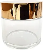 Empty Plastic Jar Clear Acrylic Dip Dipping Powder Nail Monomer Container 2oz
