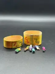 Set of 6 Handmade Guatemalan Worry Dolls Wooden Box - COLORFUL 1" FOLK ART DOLLS