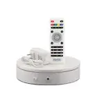 20CM Electric Turntable 360 Degree Photography Display Stand Remote Control NEW